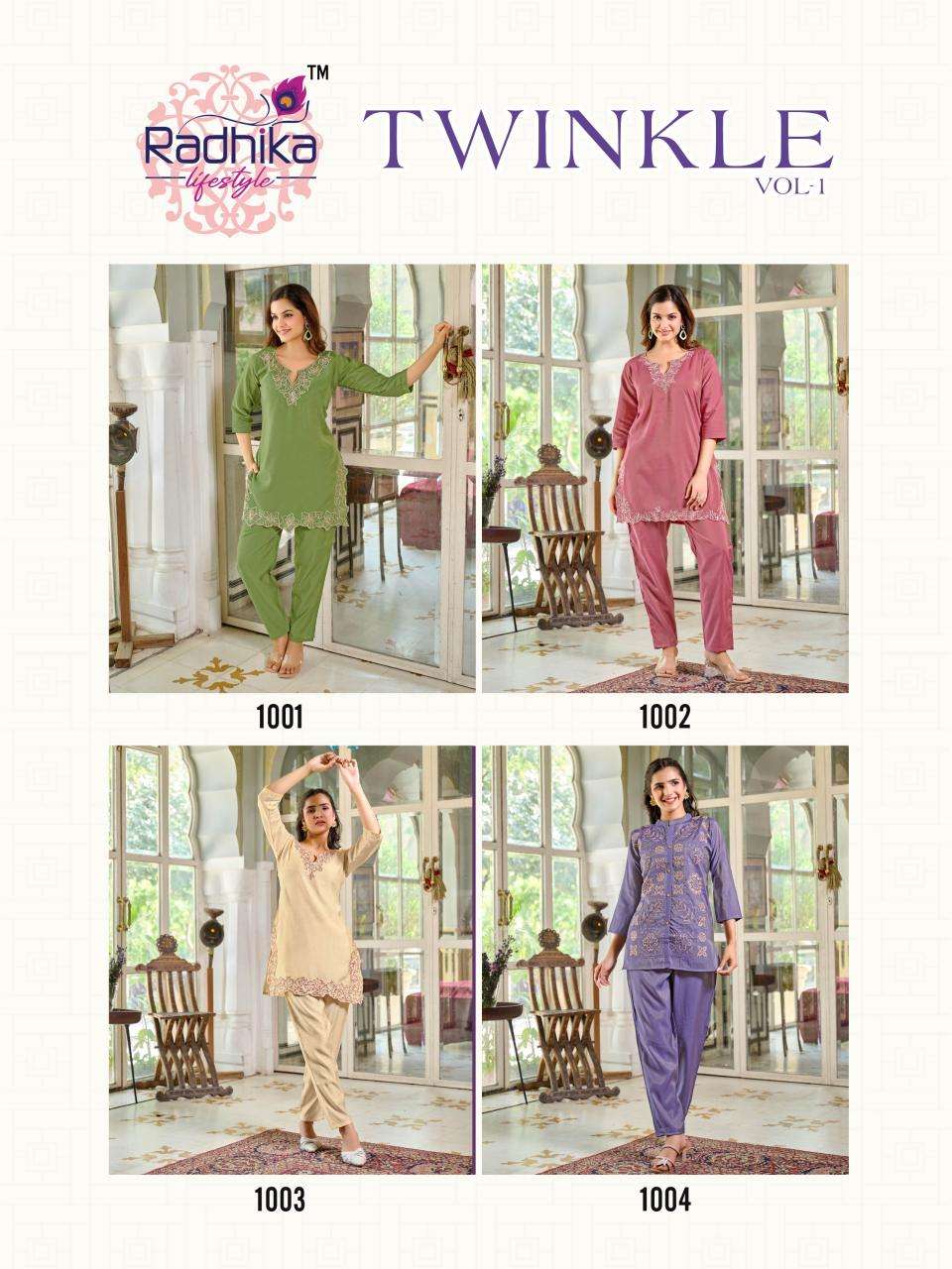 Radhika lifestyle twinkle vol 1 Wholesale Kurtis in Hydrabad