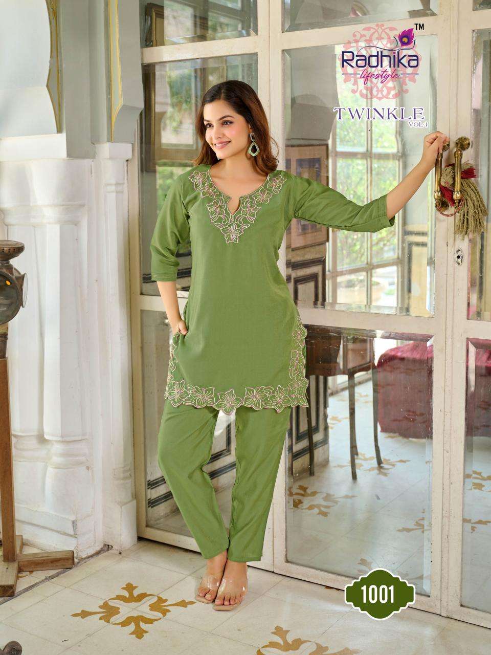Radhika lifestyle twinkle vol 1 Wholesale Kurtis in Hydrabad