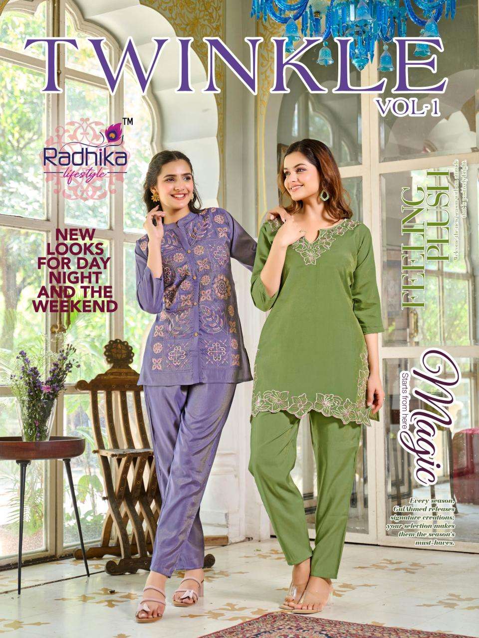 Radhika lifestyle twinkle vol 1 Wholesale Kurtis in Hydrabad