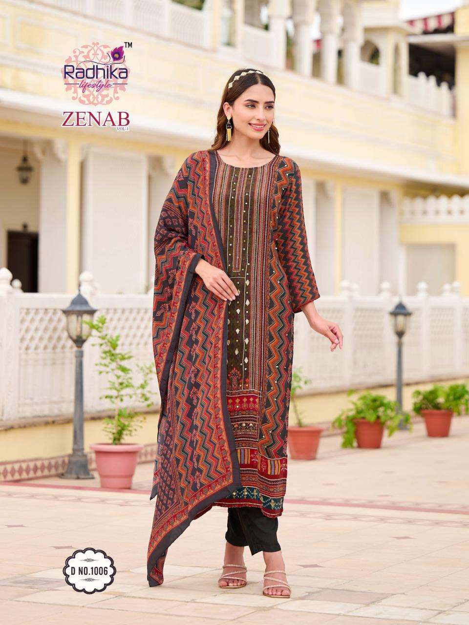 Radhika lifestyle zenab vol 1 Kurtis for women in bulk
