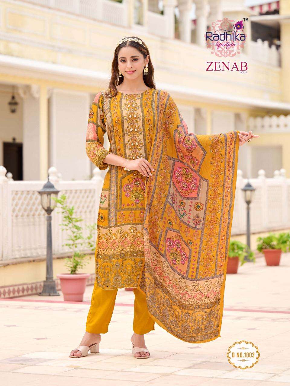 Radhika lifestyle zenab vol 1 Kurtis for women in bulk