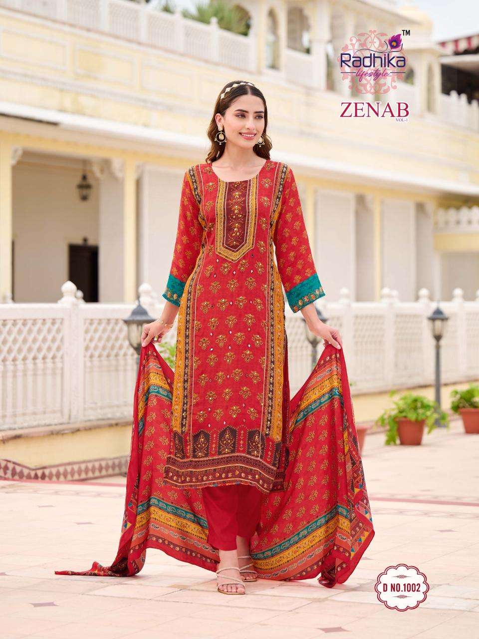 Radhika lifestyle zenab vol 1 Kurtis for women in bulk