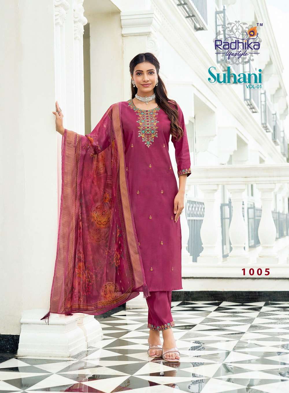 Radhika Suhani Vol 1 Kurti exporters in Ahmedabad