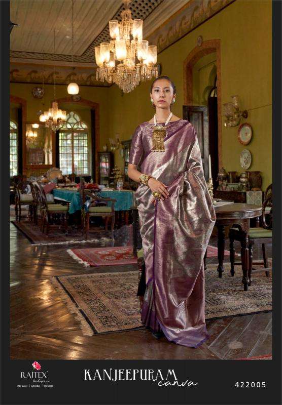 Rajtex kanjeepuram canva Saree wholesalers in Hyderabad