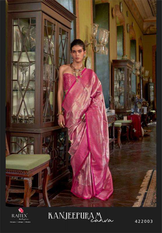 Rajtex kanjeepuram canva Saree wholesalers in Hyderabad