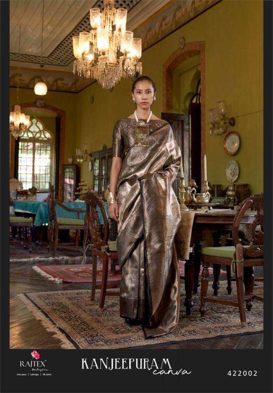 Rajtex kanjeepuram canva Saree wholesalers in Hyderabad