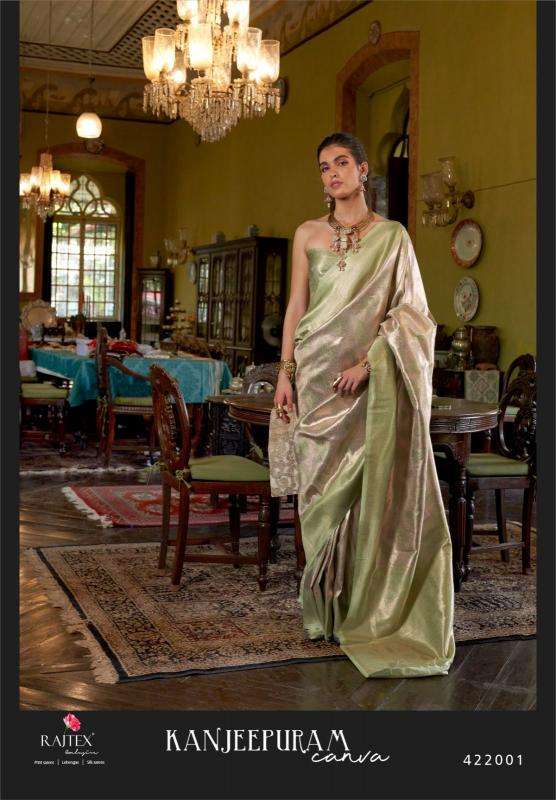 Rajtex kanjeepuram canva Saree wholesalers in Hyderabad