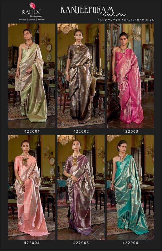 Rajtex kanjeepuram canva Saree wholesalers in Hyderabad