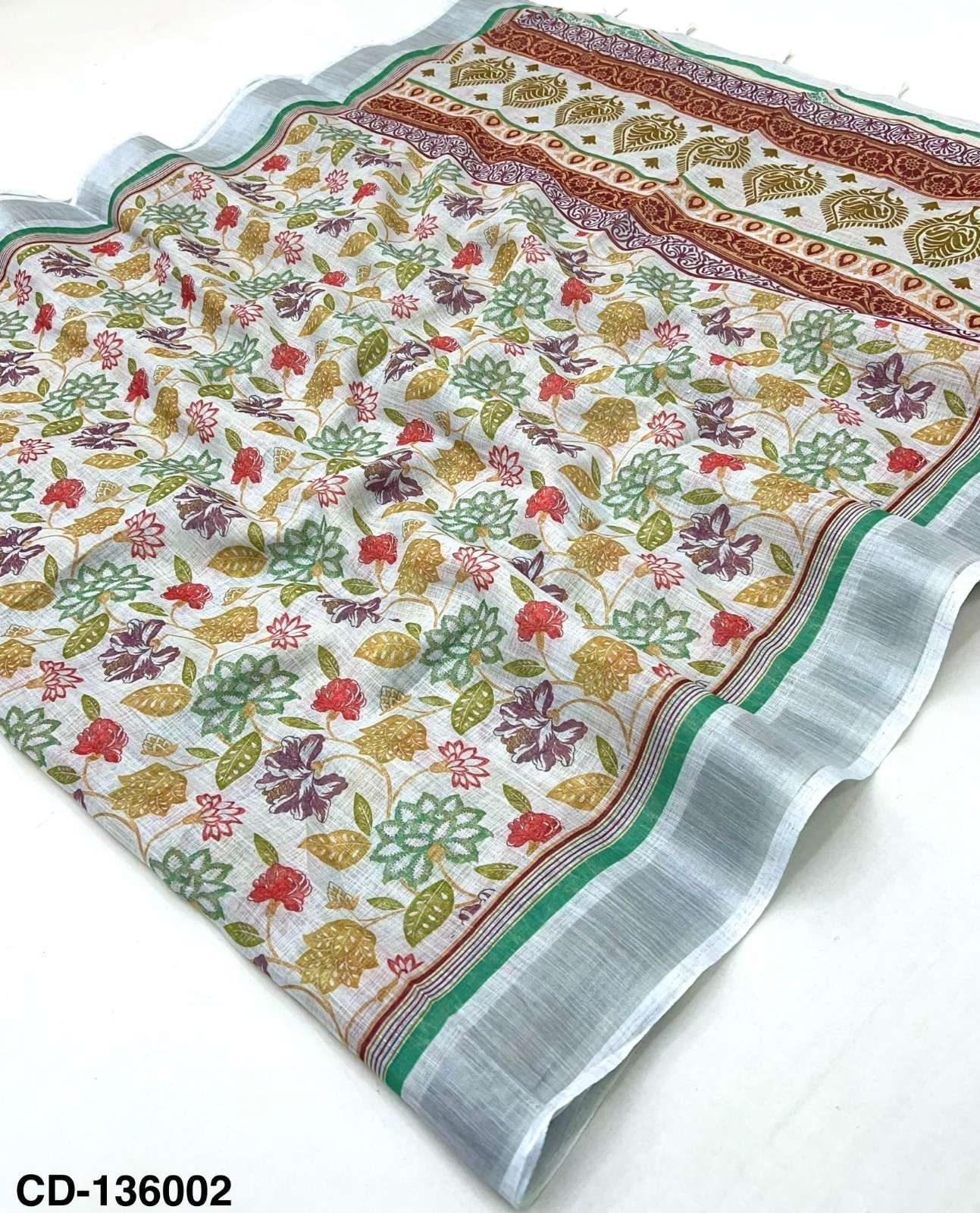 Rajyog Crisp Cotton Linen Surat saree wholesale market