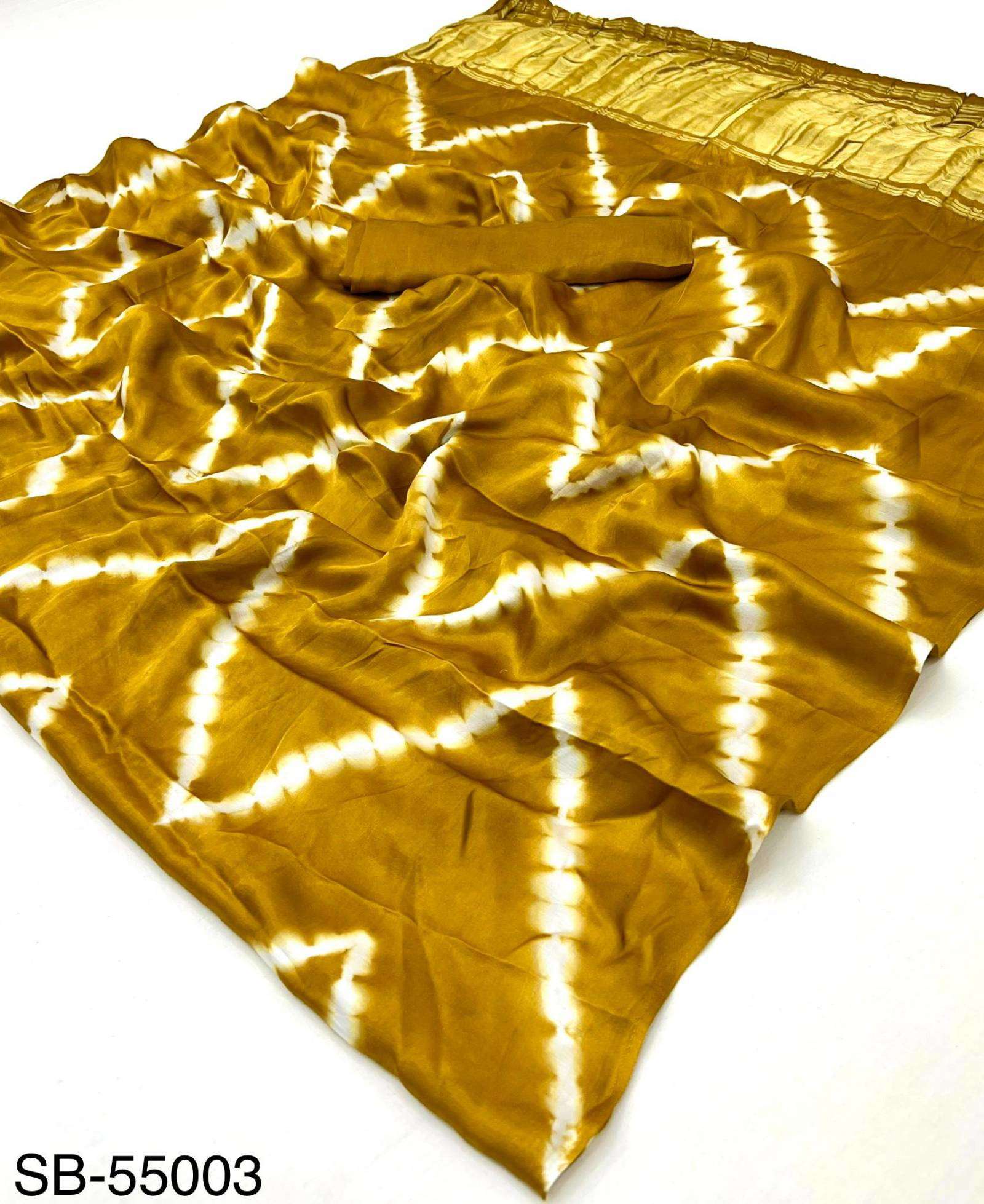 Rajyog Pure Ajrakh Pure Modal Designer sarees in Surat
