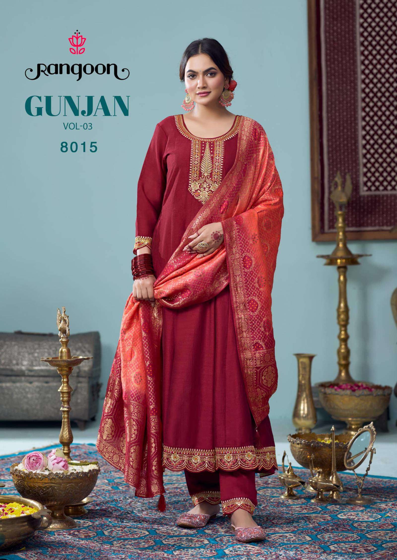 Rangoon Gunjan Vol 3 Kurti wholesaler