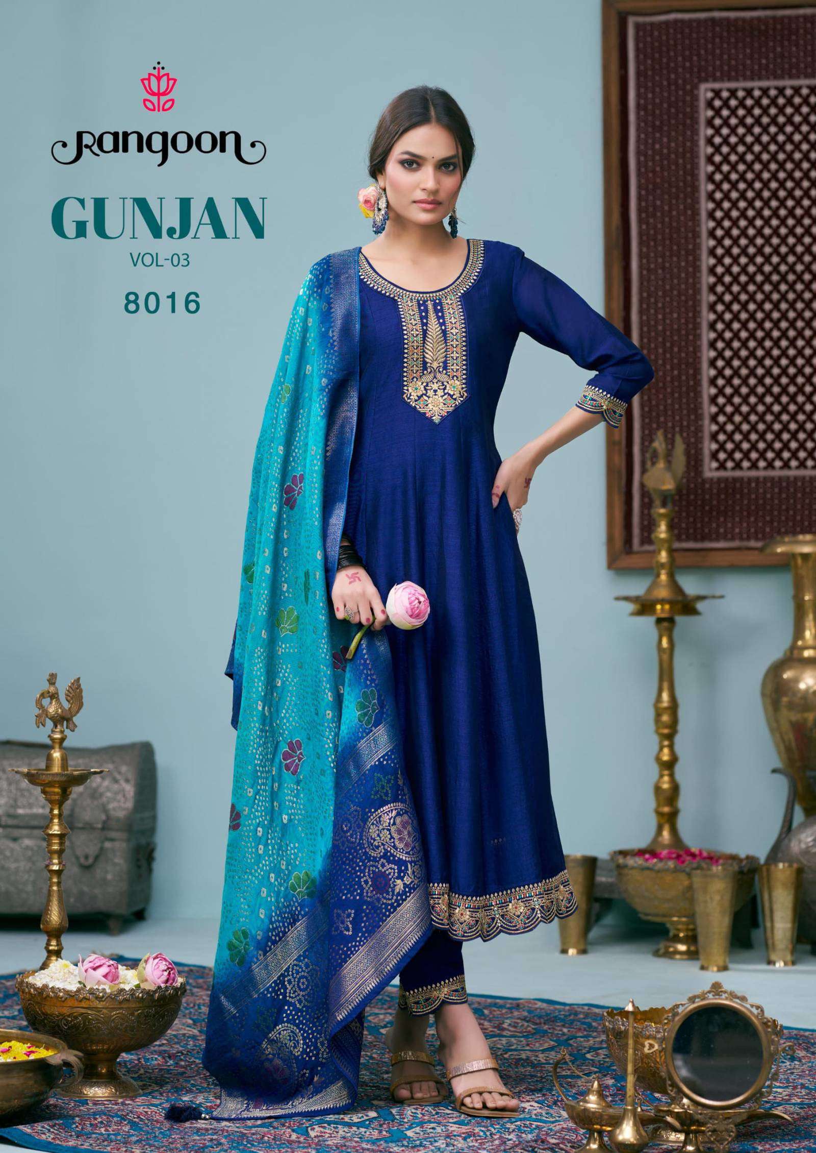 Rangoon Gunjan Vol 3 Kurti wholesaler