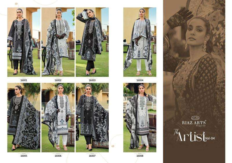 Riaz arts the artist vol 4 Mumbai wholesale dress material online