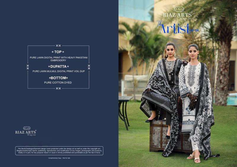 Riaz arts the artist vol 4 Mumbai wholesale dress material online