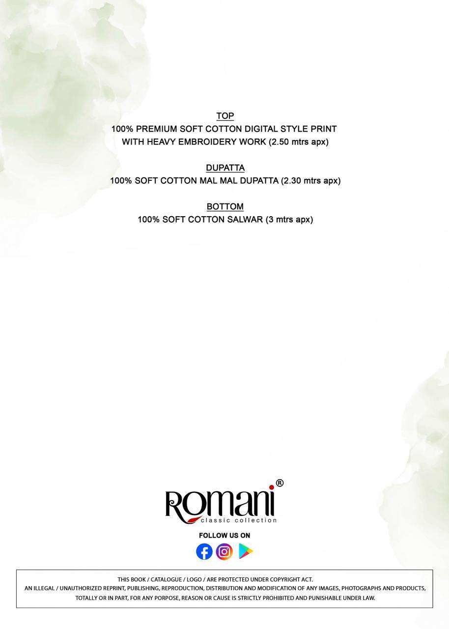 Romani needle wonder vol 2 Dress material suppliers in Delhi