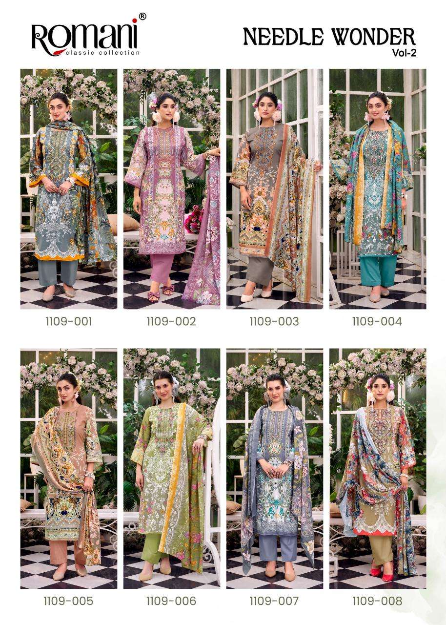 Romani needle wonder vol 2 Dress material suppliers in Delhi