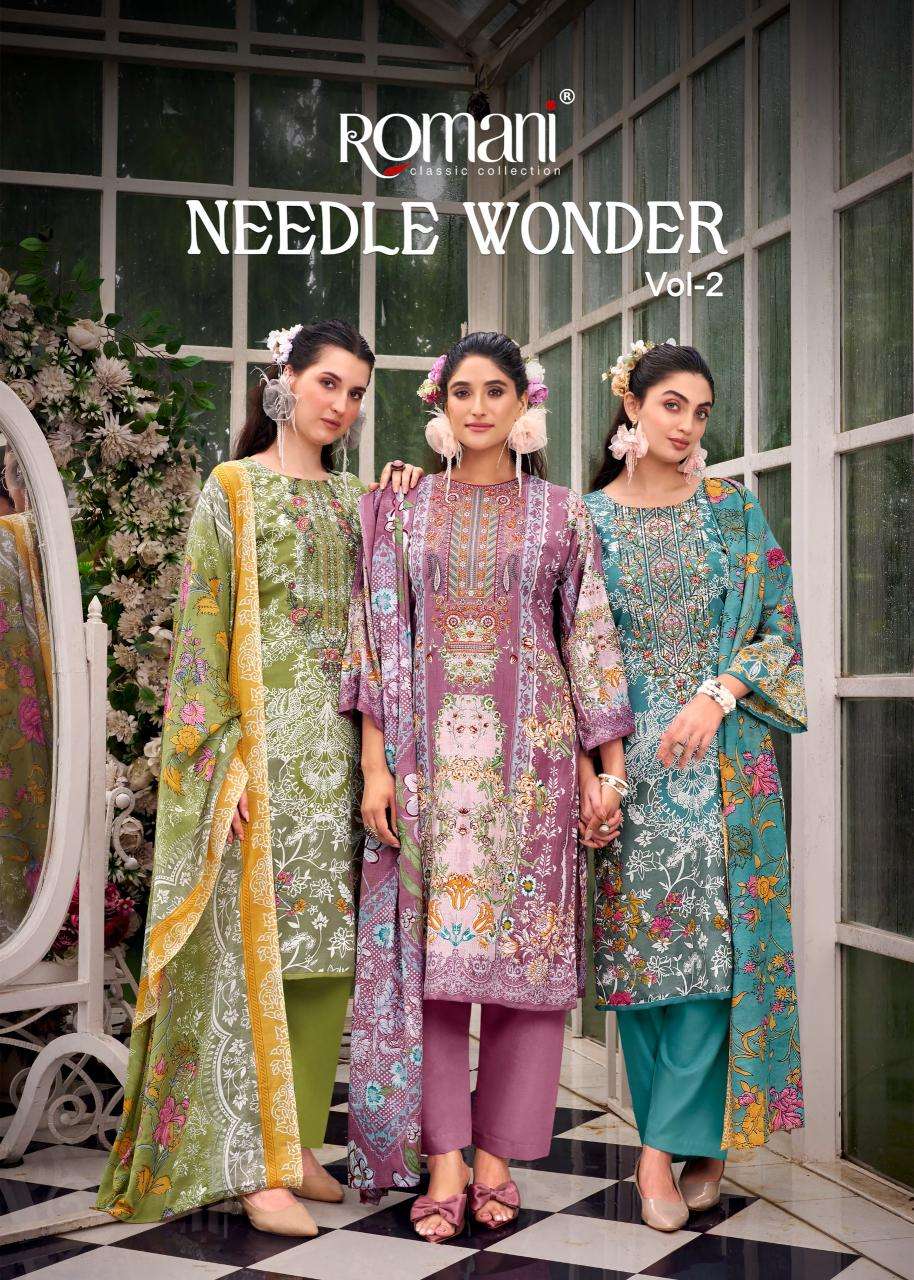 Romani needle wonder vol 2 Dress material suppliers in Delhi