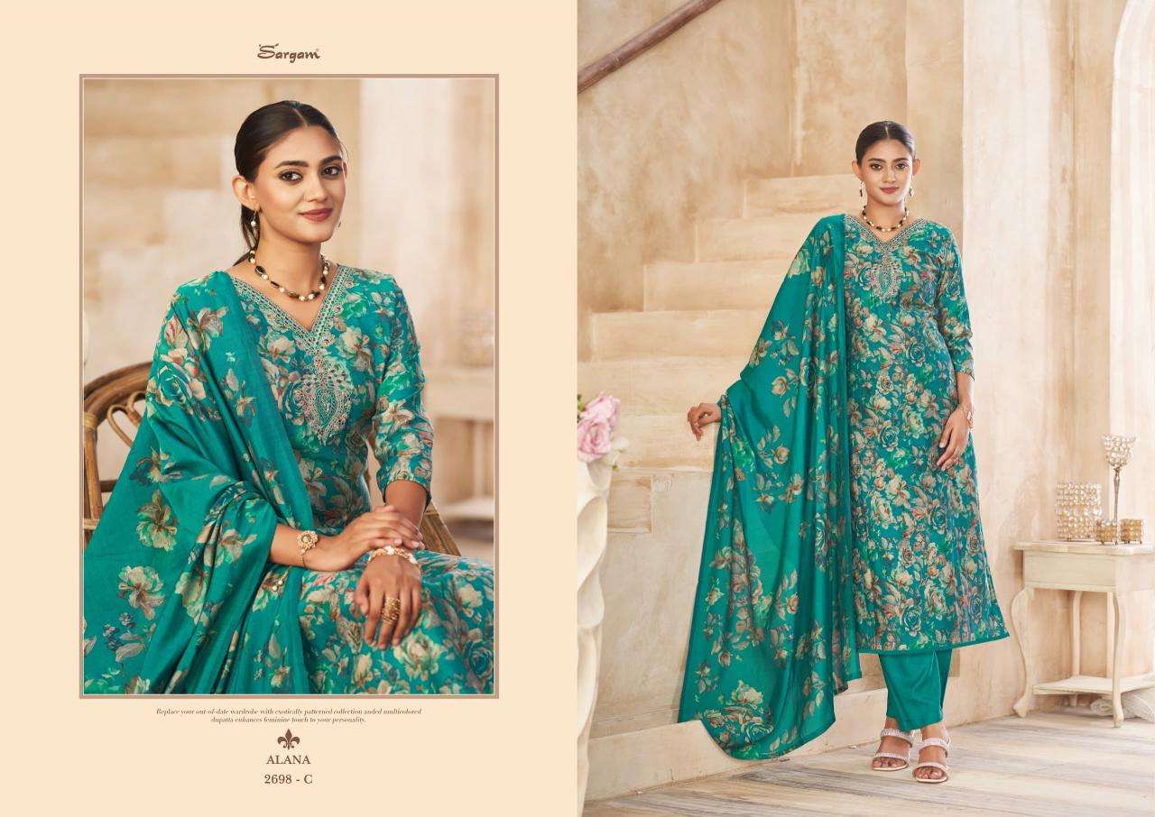 Sargam alana Wholesale dress materials supplier in Delhi