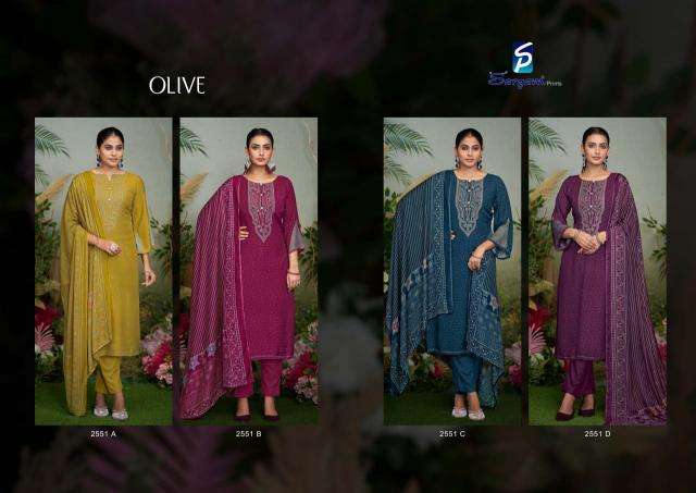 Sargam olive Delhi dress material market
