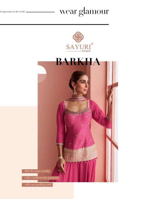 Sayuri designer barkha Salwar Kameez manufacturer in India