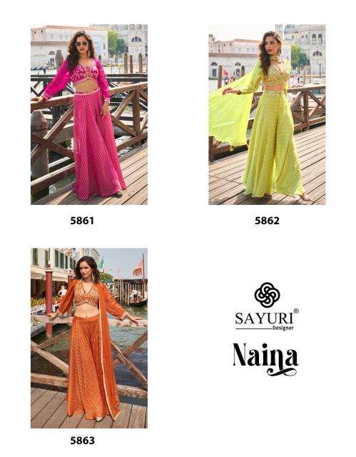 Sayuri designer naina salwar suits manufacturers in India