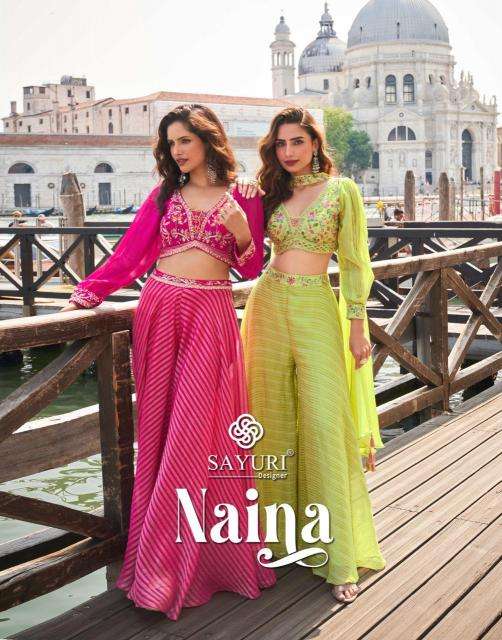 Sayuri designer naina salwar suits manufacturers in India