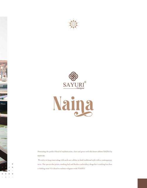 Sayuri designer naina salwar suits manufacturers in India