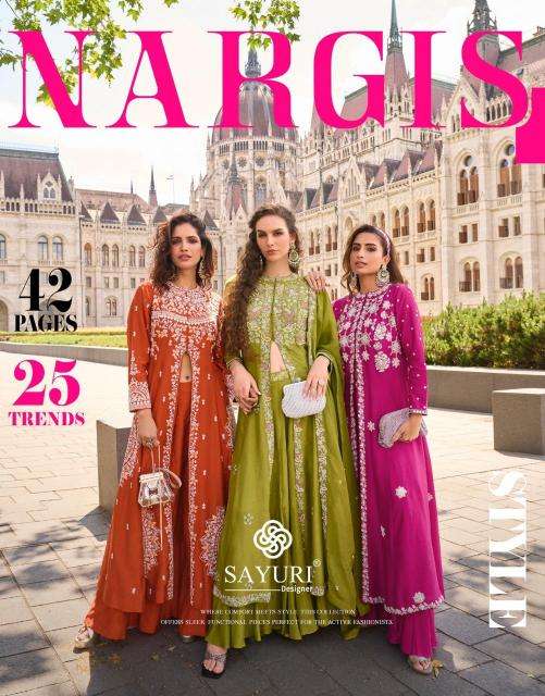 Sayuri designer nargis salwar suit Wholesale textile market in Mumbai