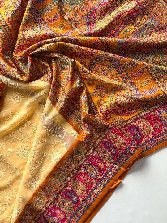 Shorya georgette lukhnowi Saree exporters in India
