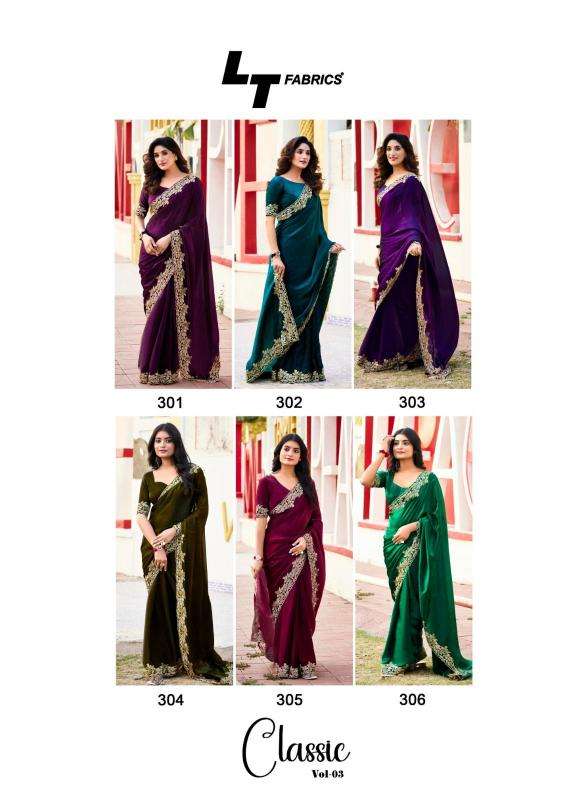 Shorya L t fashions classic vol 3 Surat saree market wholesale