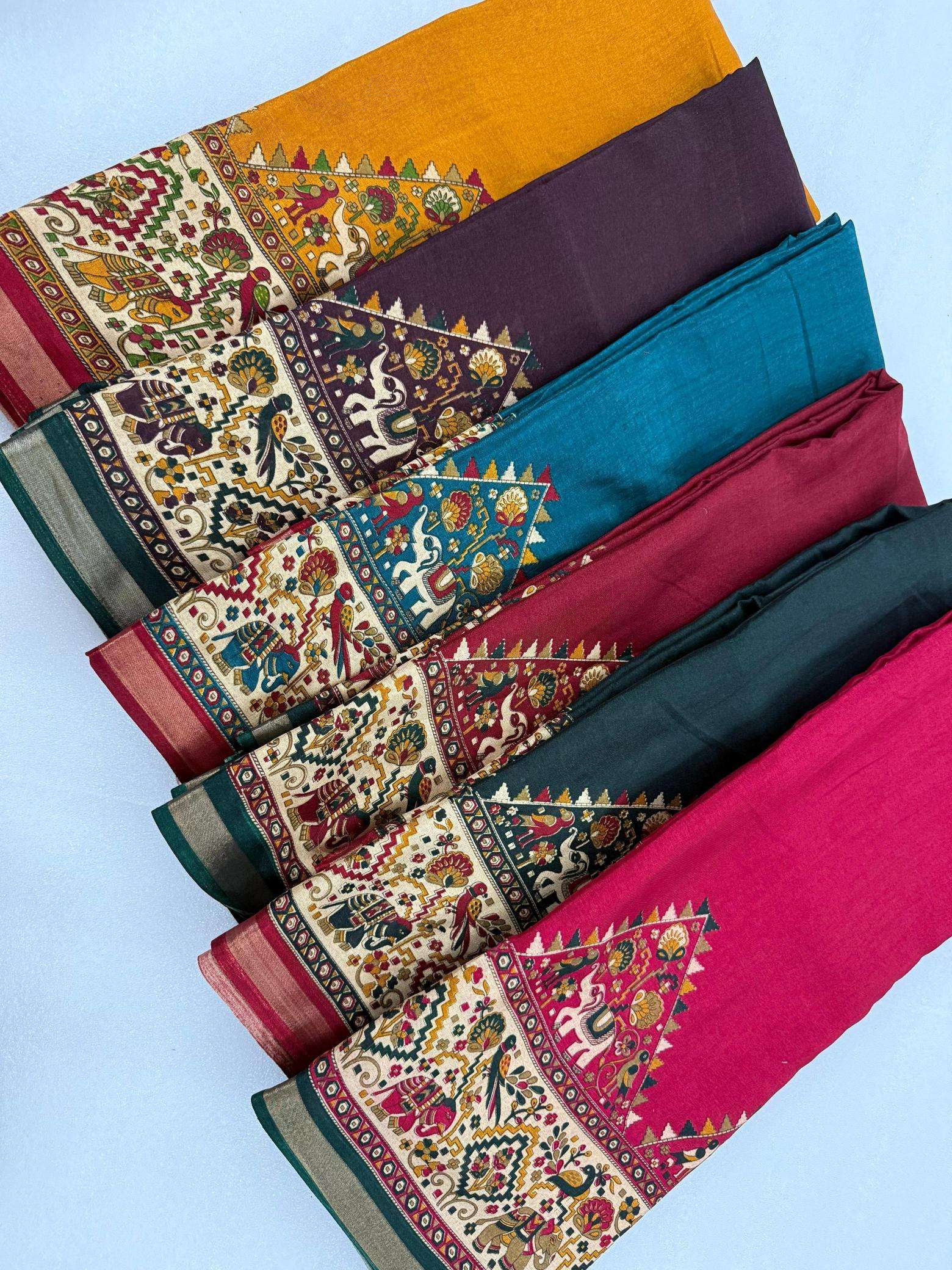 Shorya leriya with patola Bulk saree dealers in Mumbai
