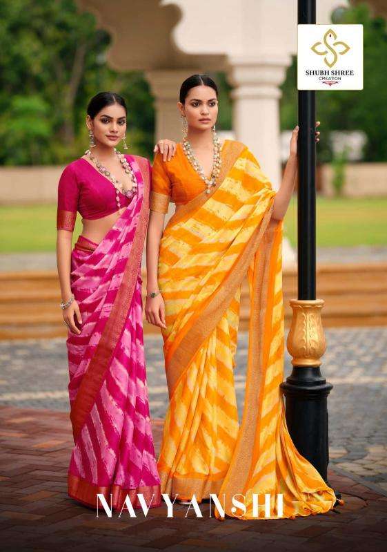 Shorya navyanshi mass mailo Saree manufacturers in Mumbai