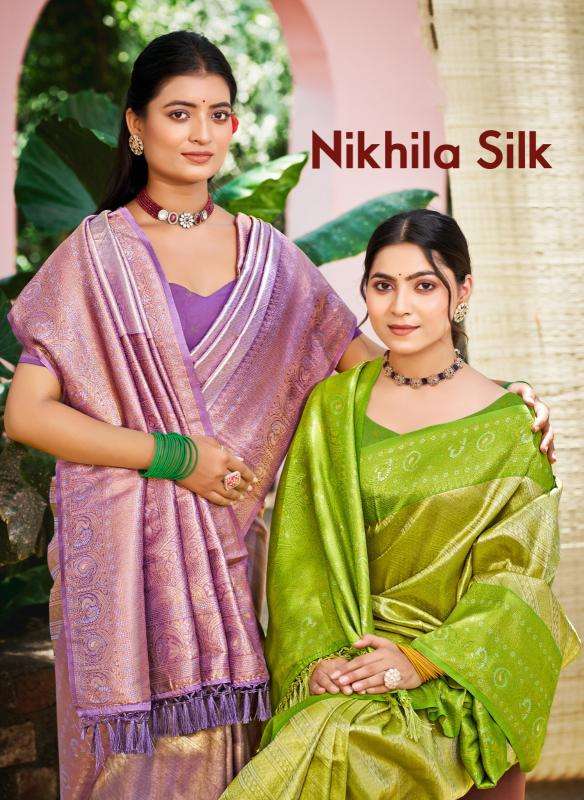 Shorya nikhila kanjivaram silk Surat saree suppliers