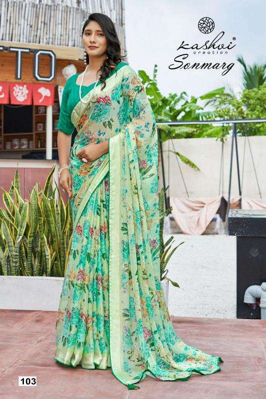 Shorya sonmarg moss Designer sarees in Hyderabad