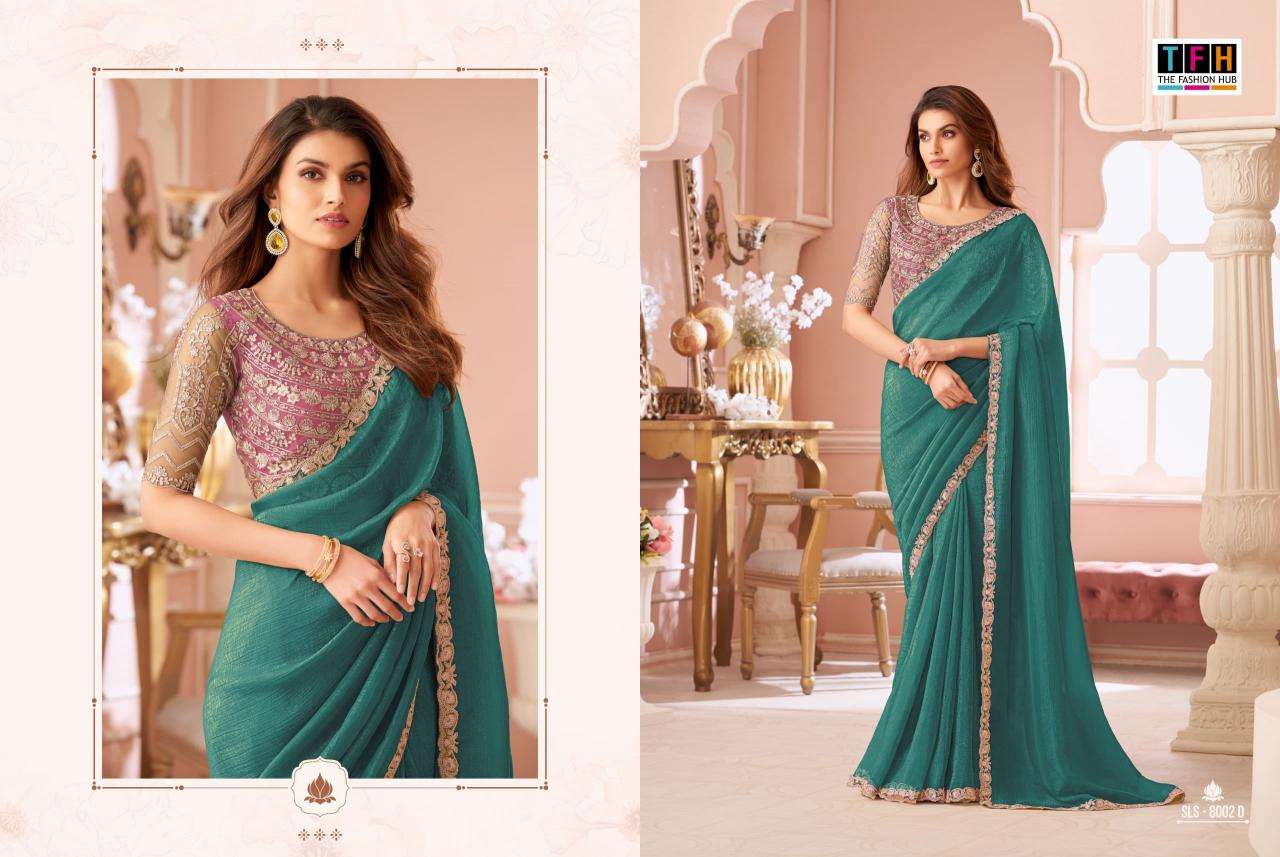 Shorya TFH salsa style d.no 8002 Saree wholesale suppliers in Surat