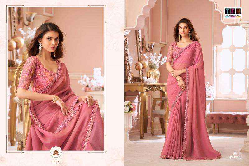 Shorya TFH salsa style d.no 8006 Wholesale saree market in Mumbai
