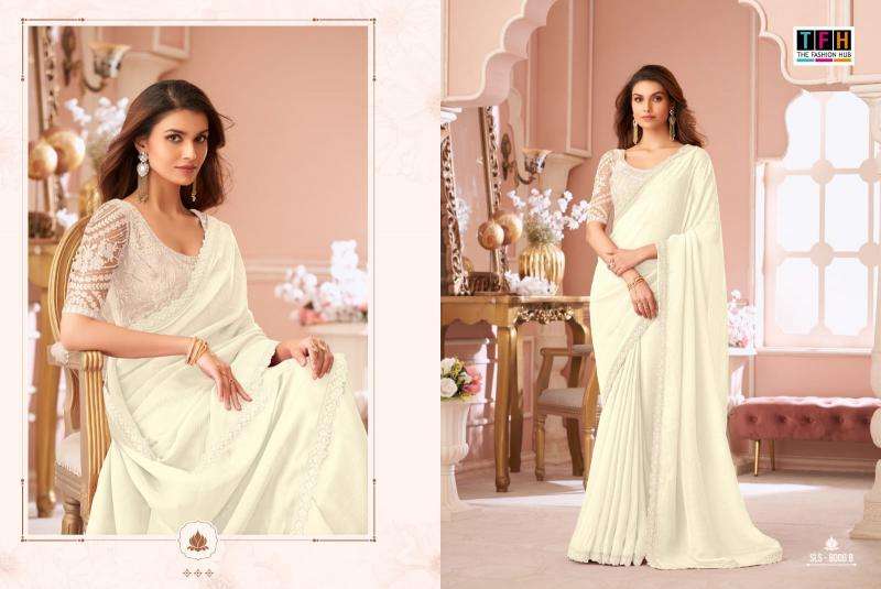 Shorya TFH salsa style d.no 8006 Wholesale saree market in Mumbai