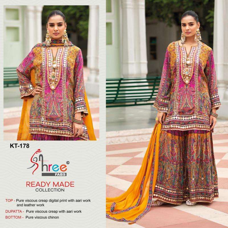 Shree fab d.no-KT 178 Salwar Kameez wholesale in Surat