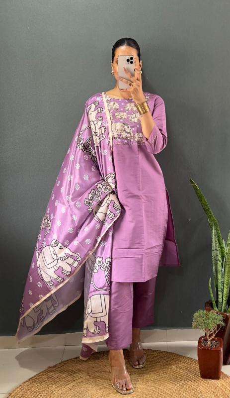 Shree salasar roman silk Kurti suppliers in Surat