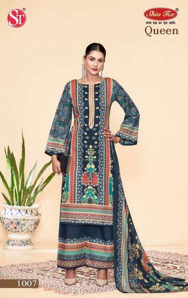 St queen vol-1 Pure cotton dress materials in Hyderabad