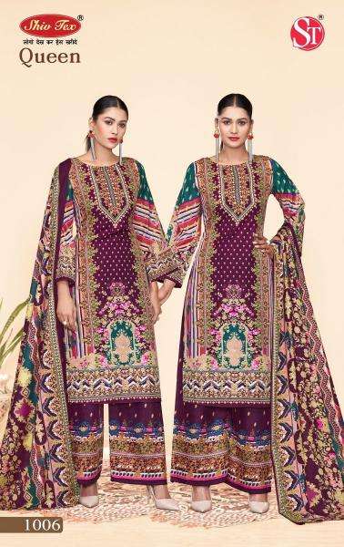 St queen vol-1 Pure cotton dress materials in Hyderabad