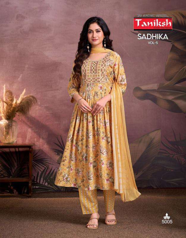 Taniksh sadhika vol 9 Kurti manufacturers in Surat