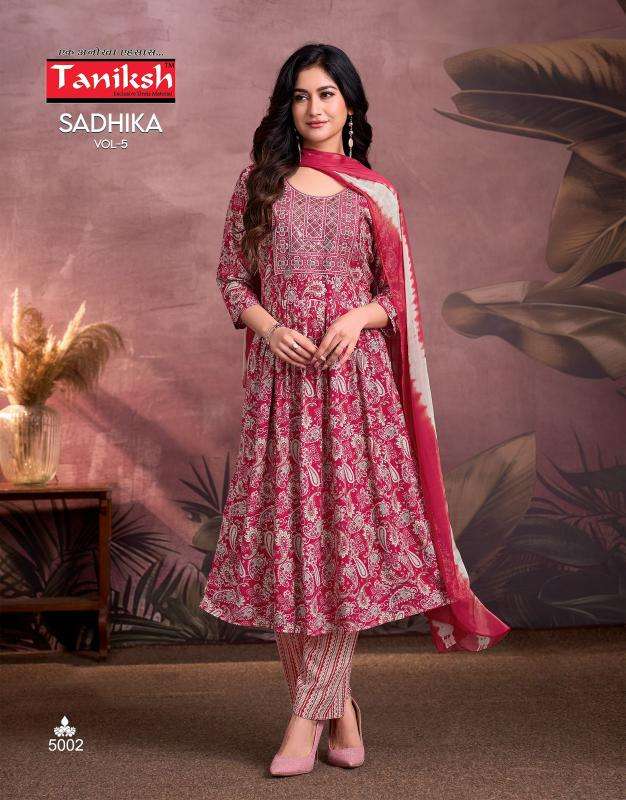 Taniksh sadhika vol 9 Kurti manufacturers in Surat