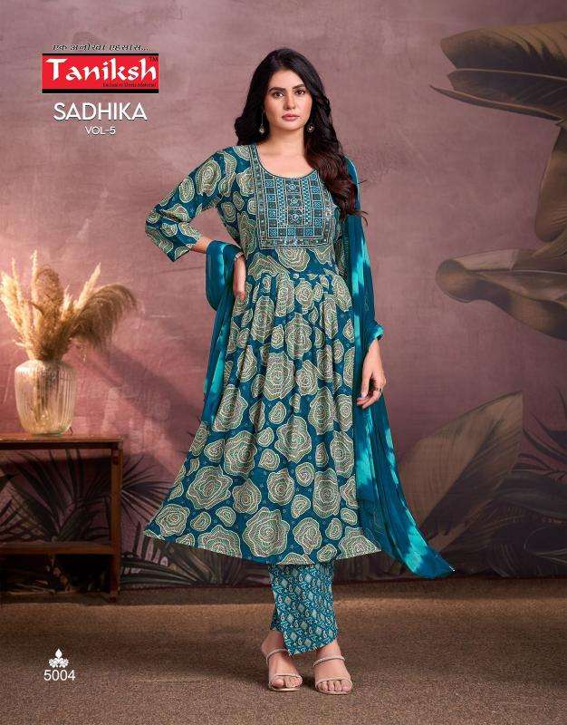 Taniksh sadhika vol 9 Kurti manufacturers in Surat