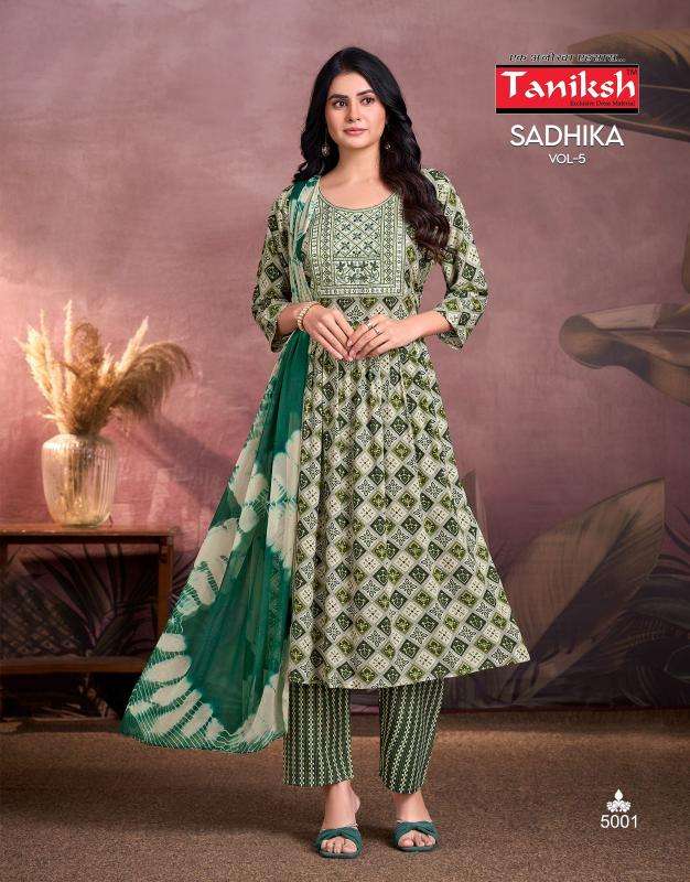 Taniksh sadhika vol 9 Kurti manufacturers in Surat
