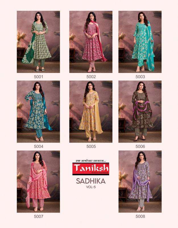 Taniksh sadhika vol 9 Kurti manufacturers in Surat