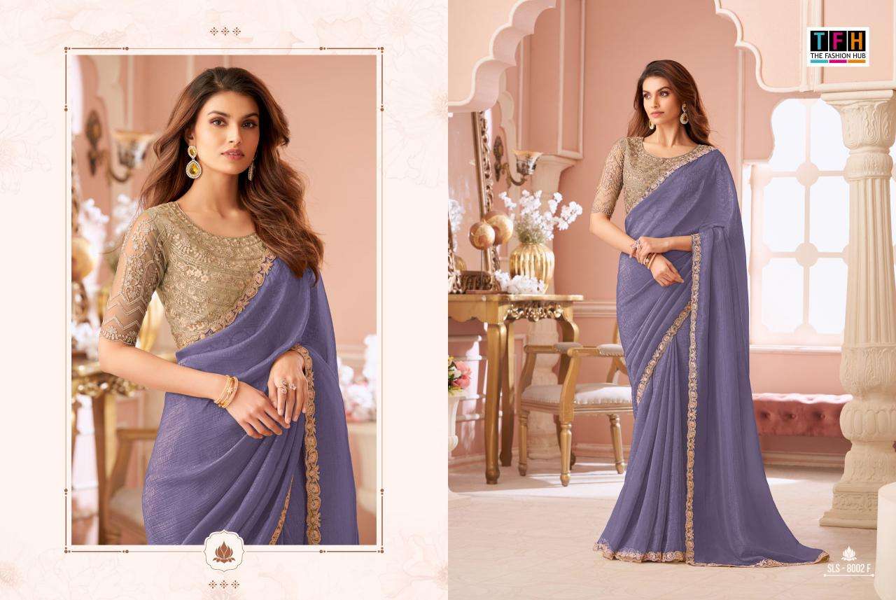 TFH salsa style georgette Ahmedabad saree market