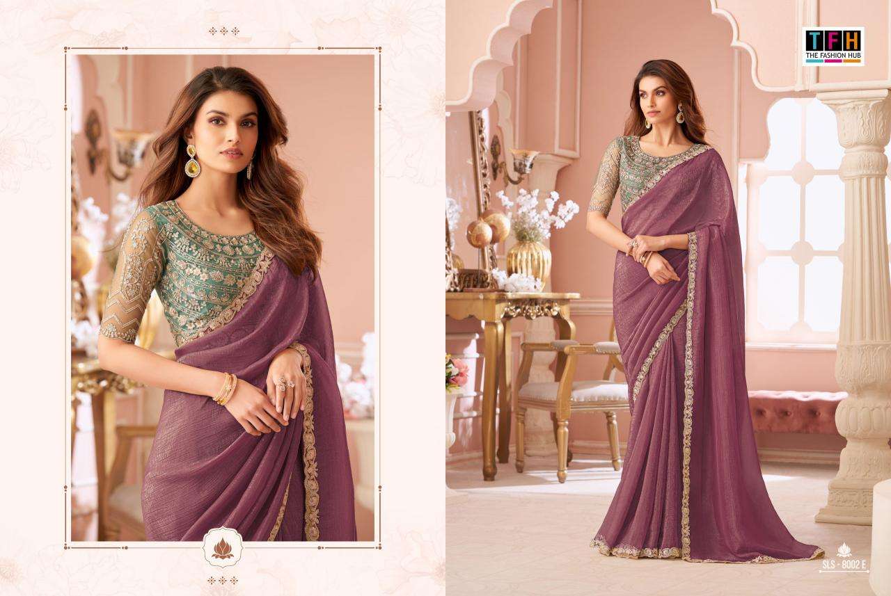 TFH salsa style georgette Ahmedabad saree market