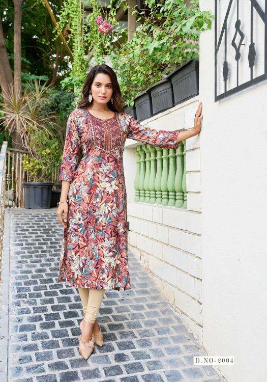 Vaniska charming vol.2 Wholesale kurtis in Mumbai