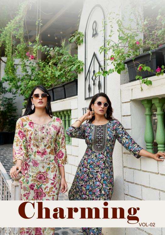 Vaniska charming vol.2 Wholesale kurtis in Mumbai